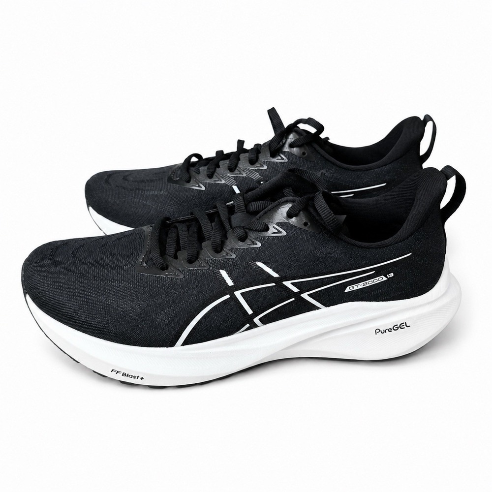 ASICS GT-2000 Black White 1012B666 Women's Size 10.5 Running Shoes